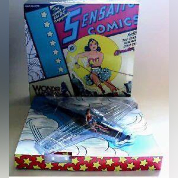 Wonder Woman Invisible Jet and Figure 75th Anniversary SDCC 2016 NWT NRFB ๐HP๐ - Picture 2 of 10